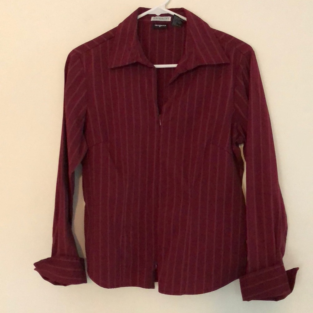 Stretch poplin shirt